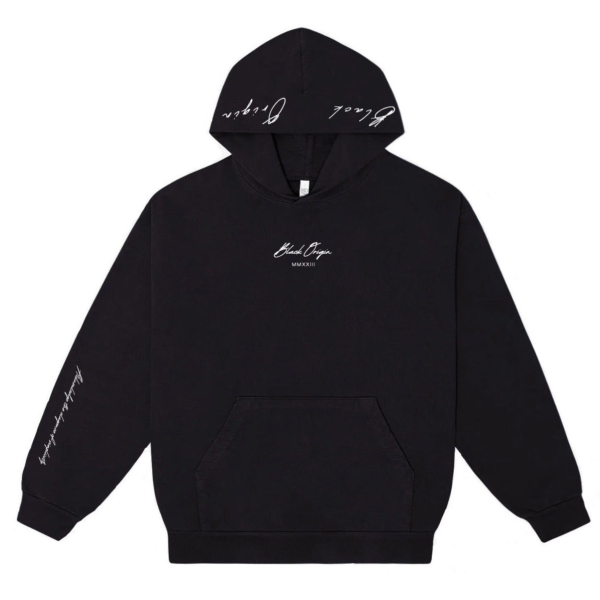 Black Origin Signature Hoodie