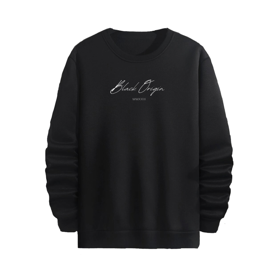 Cuello redondo negro Origin Signature