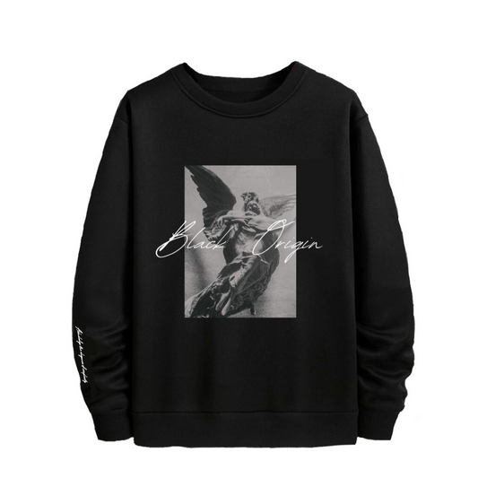 Black Origin Guardian Crewneck Sweatshirt